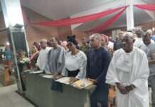 Obasanjo holds memorial service for late wife, Stella, says she lived serving others