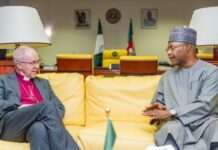 Ex-Archbishop of Canterbury extols Uba Sani’s leadership