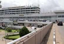 Fire guts Lagos airport old terminal