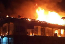 Fire razes police station, three residential buildings in Ibadan