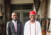 Obi of Onitsha receives Flutterwave boss GB, endorses fintech in Southeast
