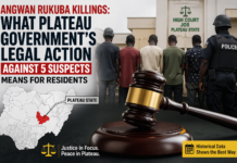 Angwan Rukuba Killings: What Plateau Government’s Legal Action Against 5 Suspects Means for Residents