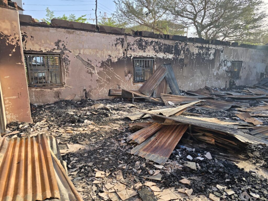 Fire Razes NLC Secretariat in Sokoto Fire Razes NLC Secretariat In Sokoto 1024x768