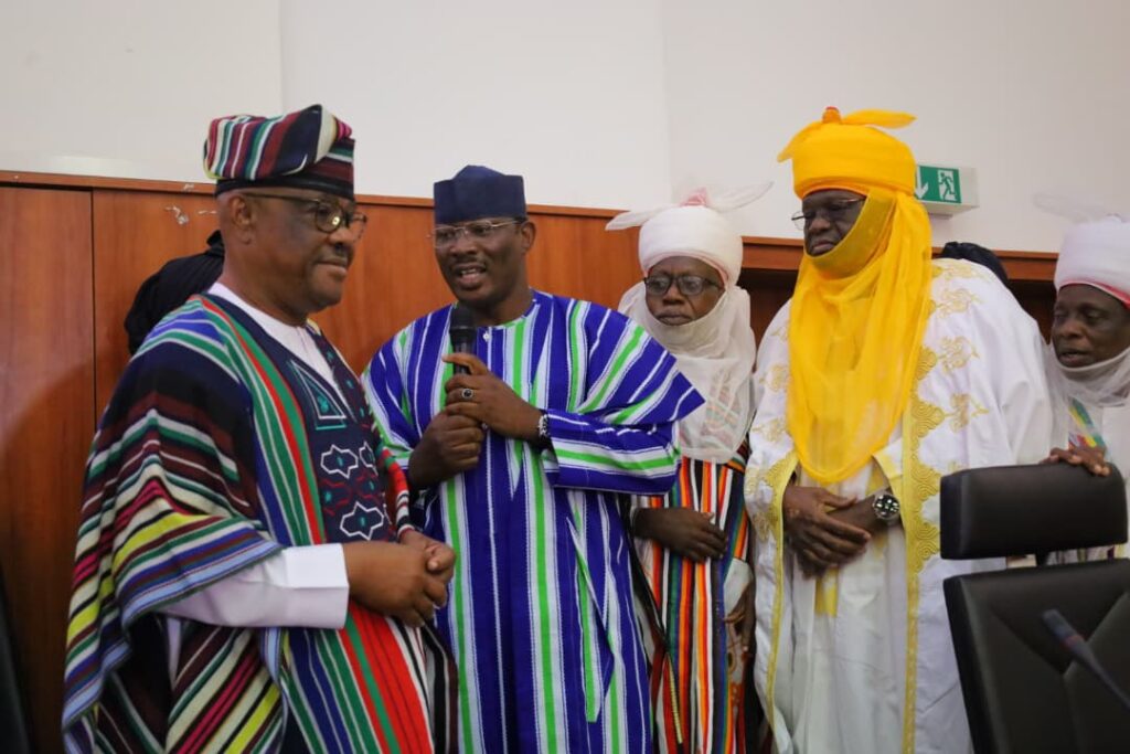FCT traditional rulers hail President Tinubu's developmental strides, honours Wike with "Light of Abuja" title IMG 8372 1024x683